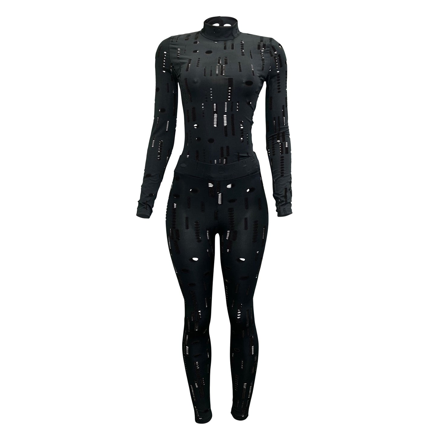 Peek A Boo Top & Pants Set