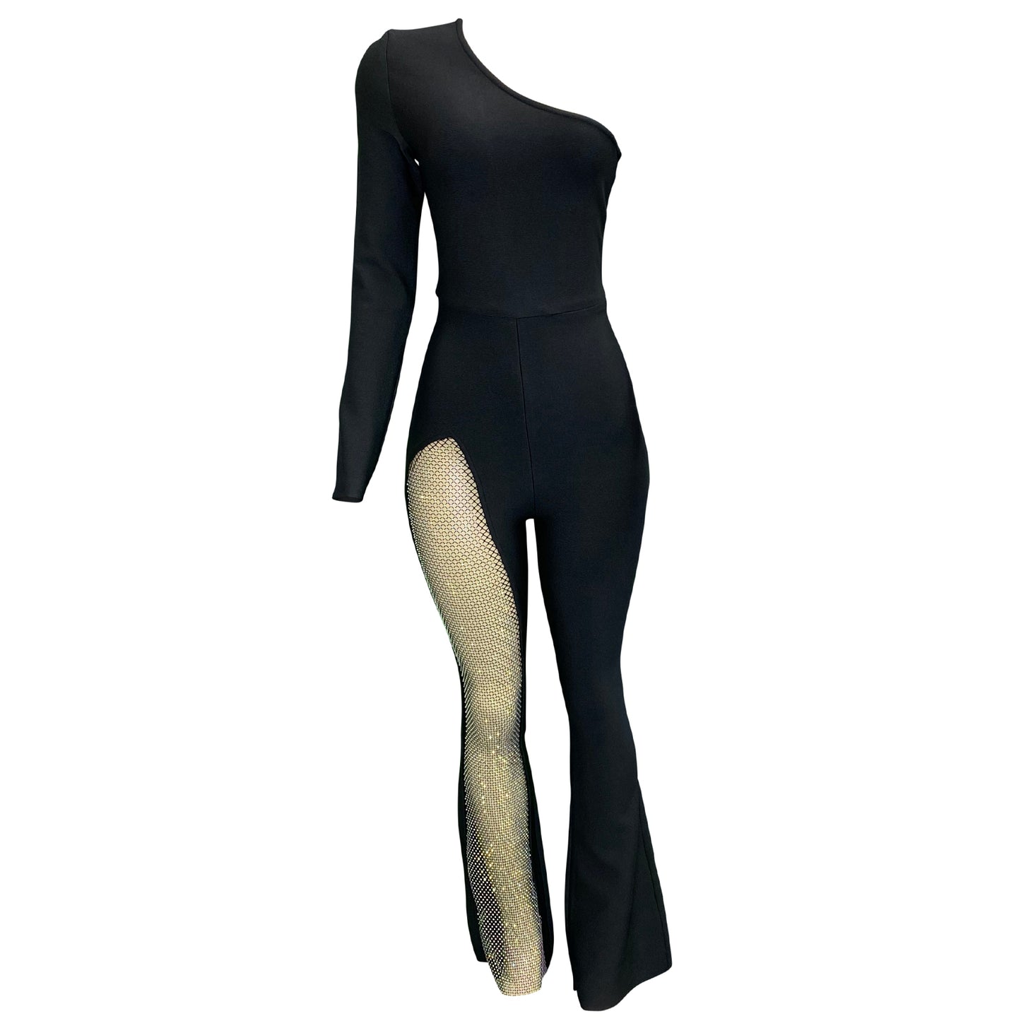 Night Out Bandage Jumpsuit