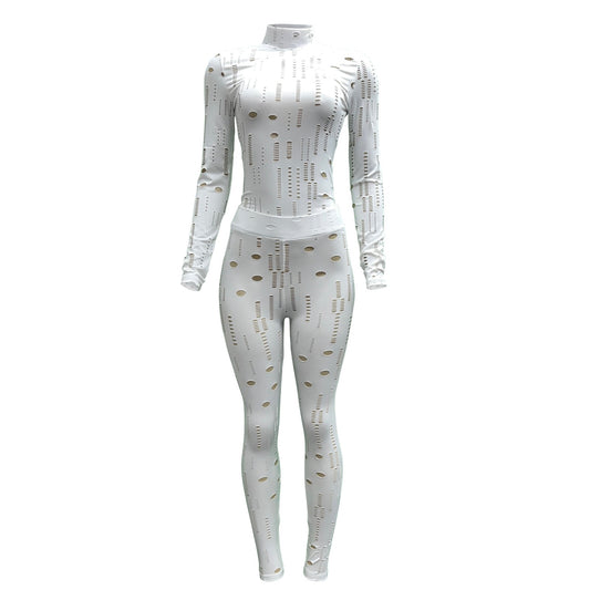 Peek A Boo Top & Pants Set